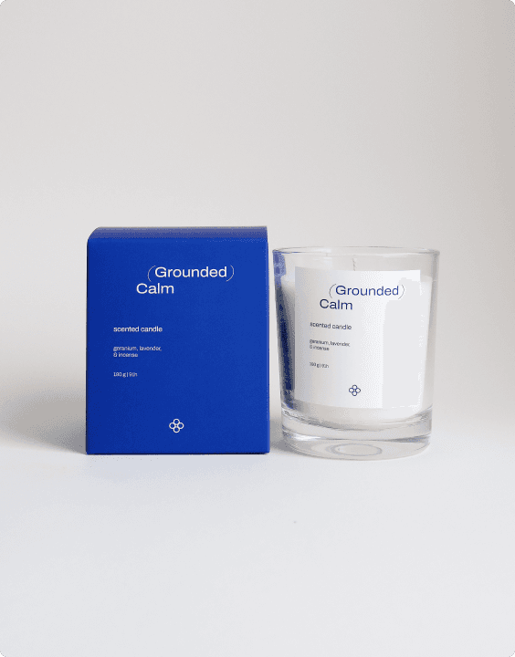 Scented Candle Grounded Calm