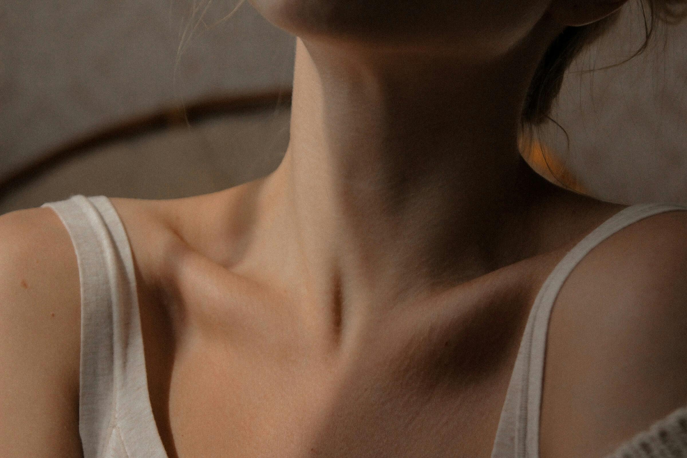 a womans neck